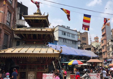 असन अन्नपूर्ण नारायण मन्दिरमा महिला पुजारी